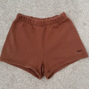 TNA Brown Athletic Shorts Aritzia